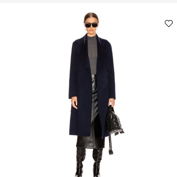 Acne Studios Jackets & Blazers - Acne Studios Carice Belted Double Wool & Cashmere Coat